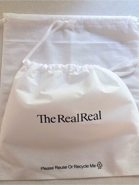 TRR White Drawstring Dust Bag